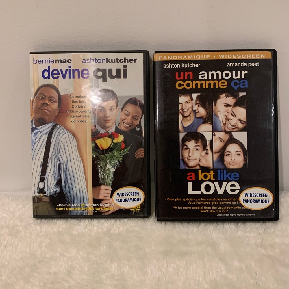 2 Ashton Kutcher DVD’s